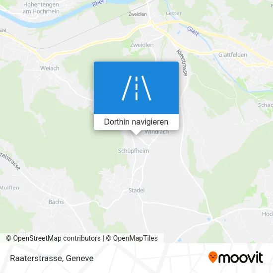 Raaterstrasse Karte