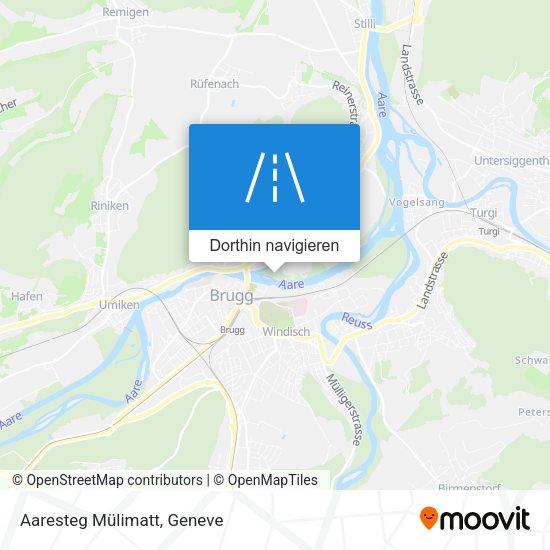 Aaresteg Mülimatt Karte