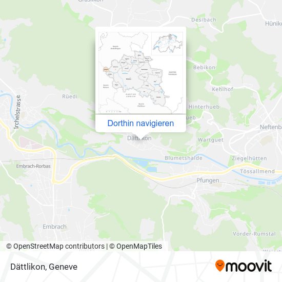 Dättlikon Karte