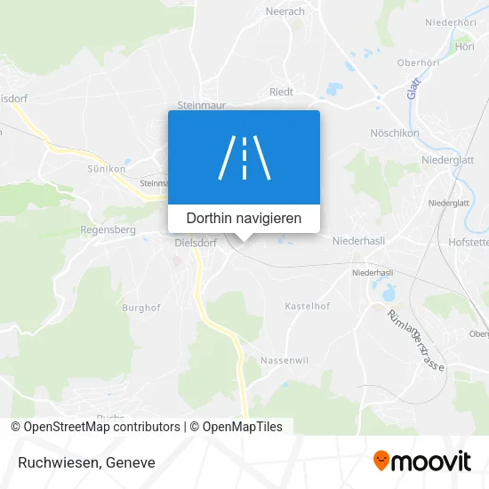 Ruchwiesen Karte
