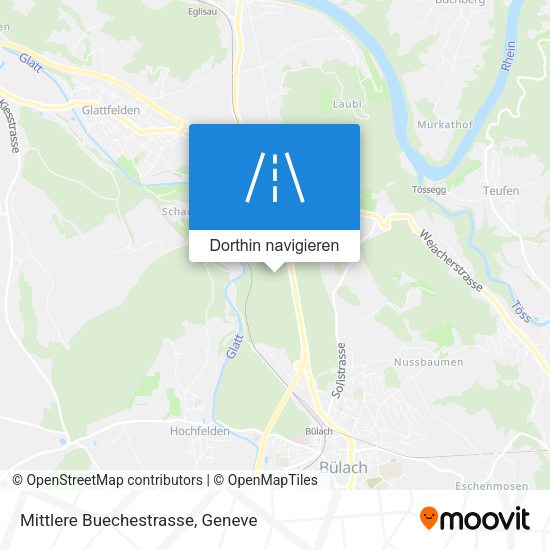 Mittlere Buechestrasse Karte