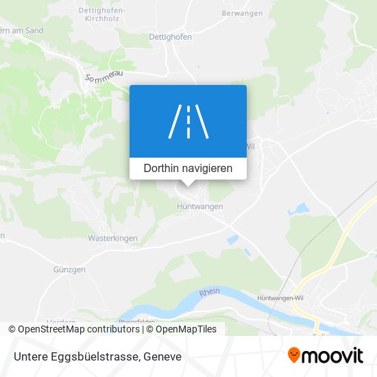 Untere Eggsbüelstrasse Karte