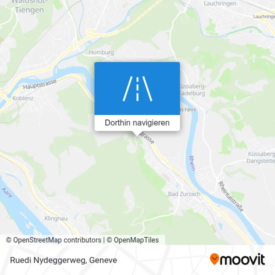 Ruedi Nydeggerweg Karte