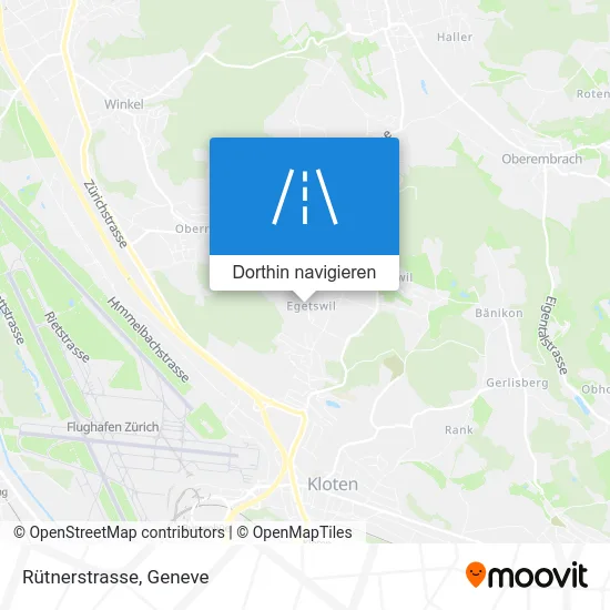 Rütnerstrasse Karte