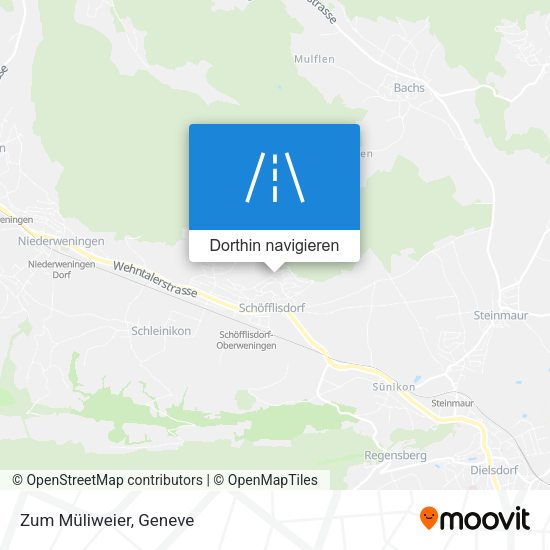 Zum Müliweier Karte