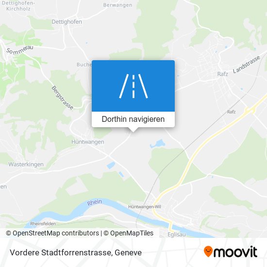 Vordere Stadtforrenstrasse Karte