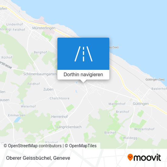 Oberer Geissbüchel Karte