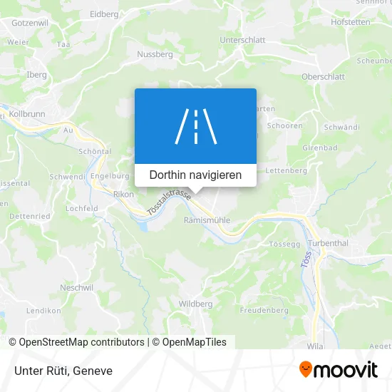Unter Rüti Karte