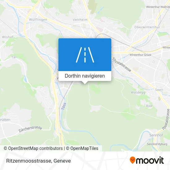 Ritzenmoosstrasse Karte