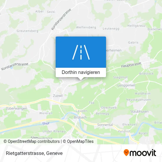 Rietgatterstrasse Karte
