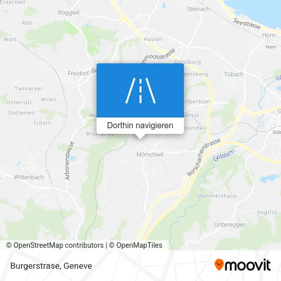 Burgerstrase Karte