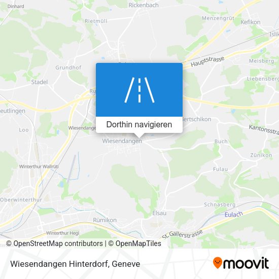 Wiesendangen Hinterdorf Karte