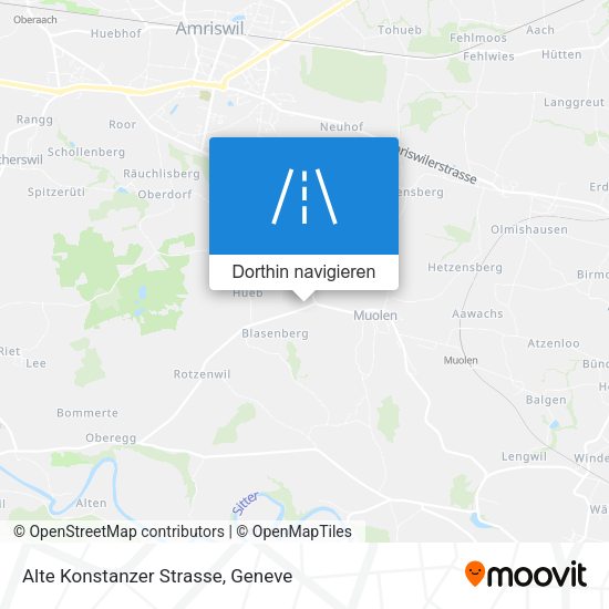 Alte Konstanzer Strasse Karte