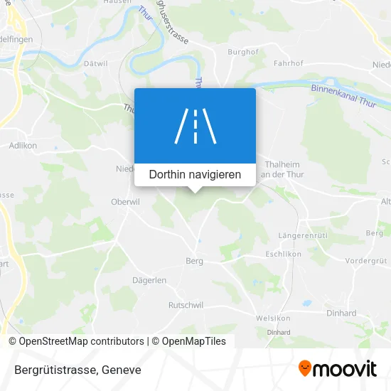Bergrütistrasse Karte
