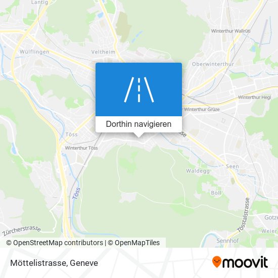 Möttelistrasse Karte