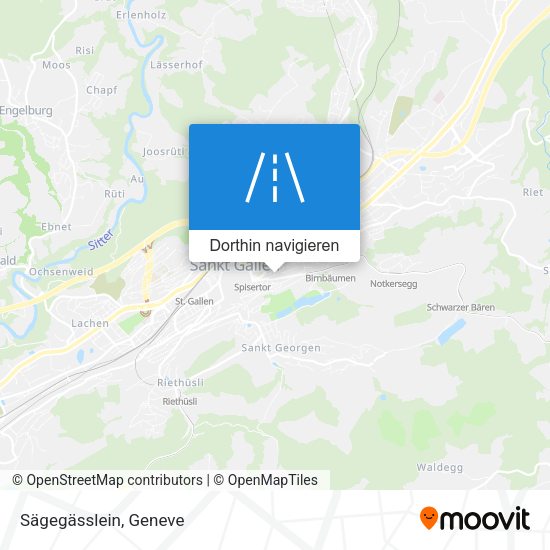 Sägegässlein Karte