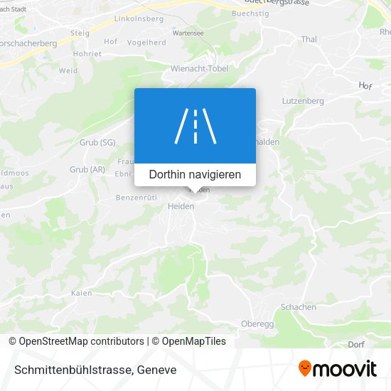 Schmittenbühlstrasse Karte