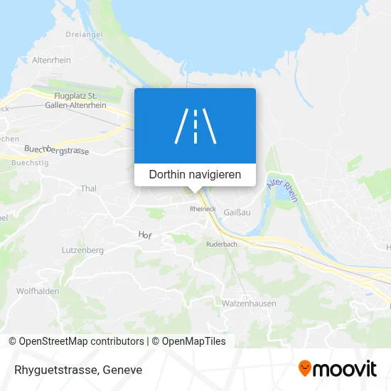 Rhyguetstrasse Karte
