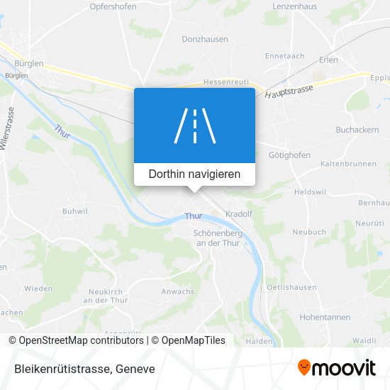 Bleikenrütistrasse Karte