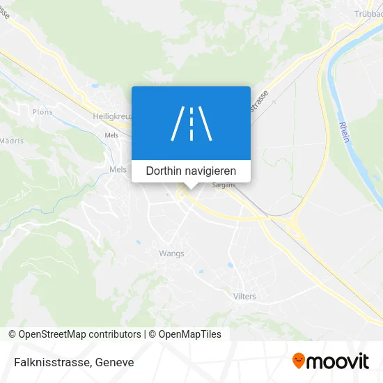 Falknisstrasse Karte