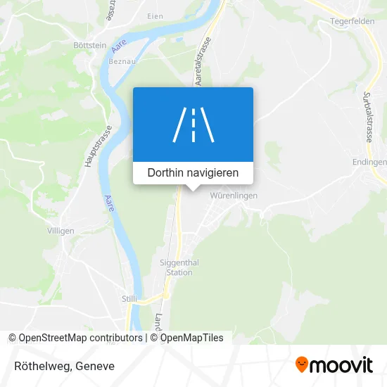 Röthelweg Karte