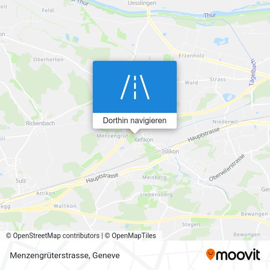 Menzengrüterstrasse Karte