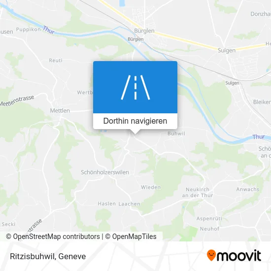 Ritzisbuhwil Karte