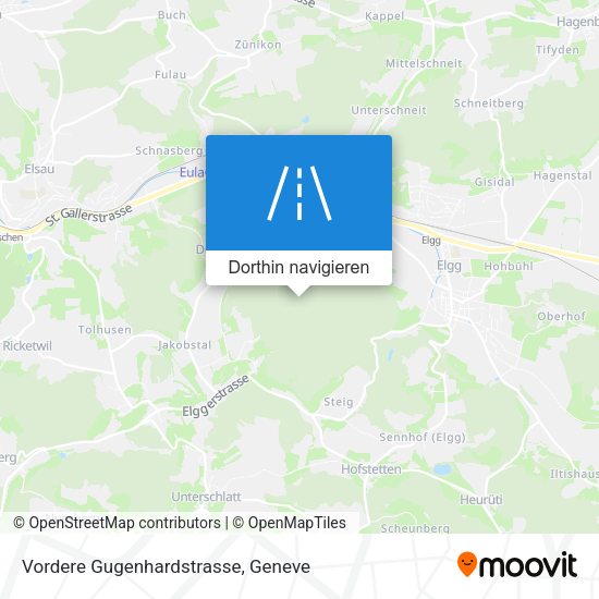 Vordere Gugenhardstrasse Karte