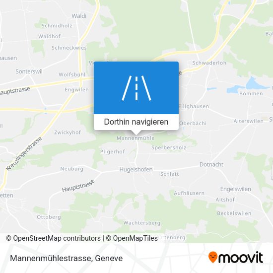 Mannenmühlestrasse Karte