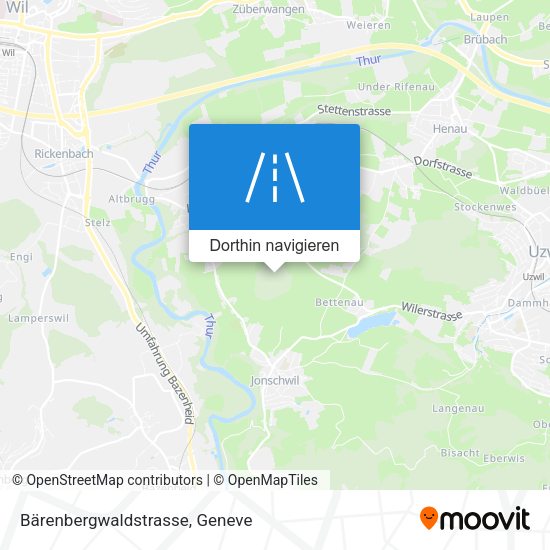 Bärenbergwaldstrasse Karte