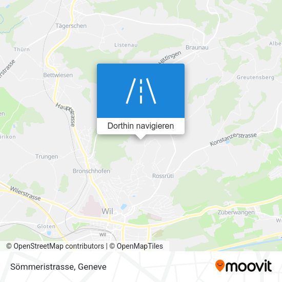 Sömmeristrasse Karte