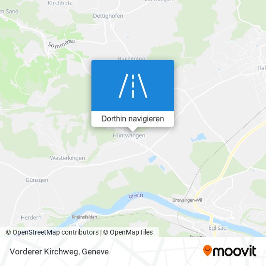 Vorderer Kirchweg Karte