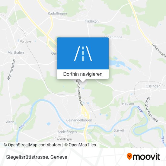 Siegelisrütistrasse Karte