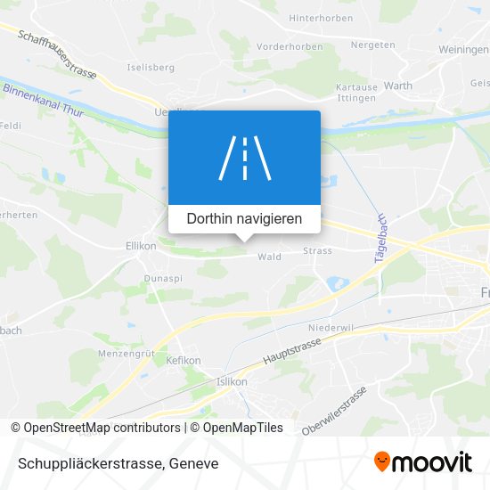 Schuppliäckerstrasse Karte