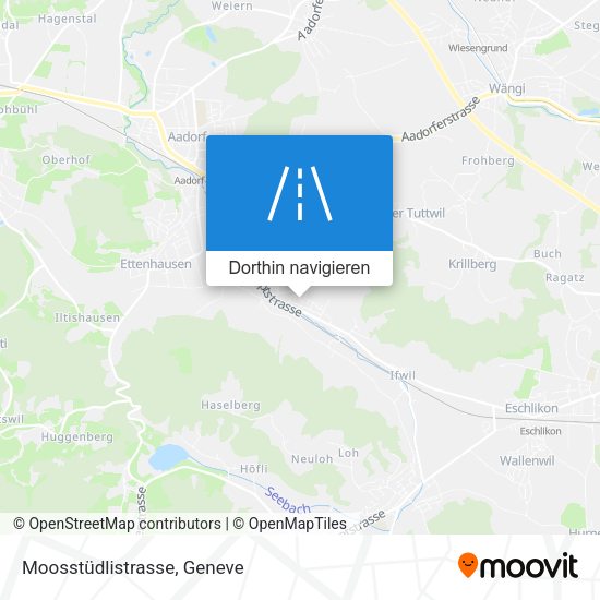 Moosstüdlistrasse Karte