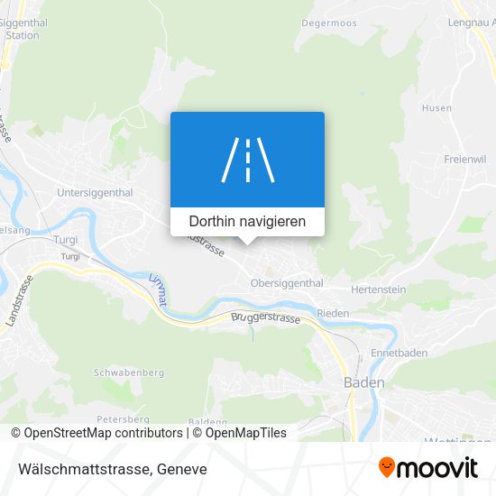 Wälschmattstrasse Karte