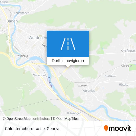 Chlosterschürstrasse Karte