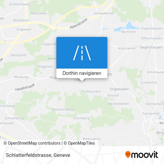 Schlatterfeldstrasse Karte