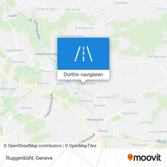 Ruggenbühl Karte