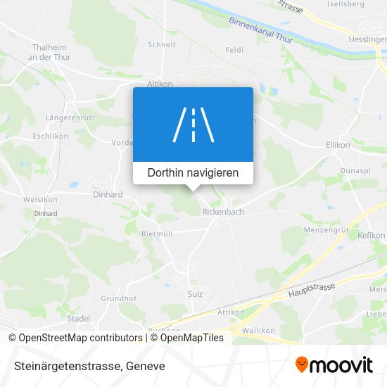 Steinärgetenstrasse Karte
