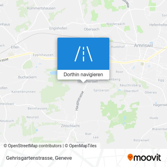 Gehrisgartenstrasse Karte