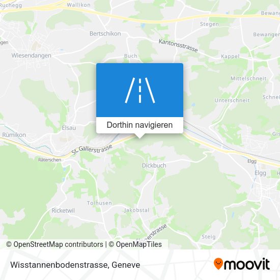 Wisstannenbodenstrasse Karte