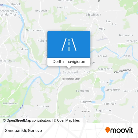 Sandbänkli Karte