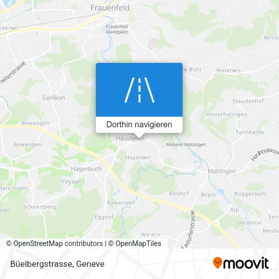 Büelbergstrasse Karte