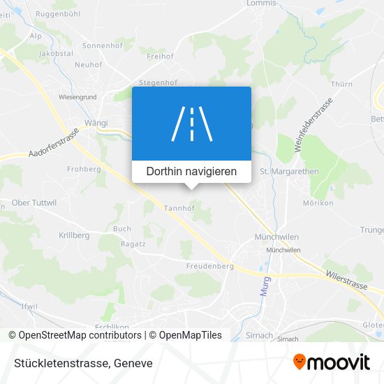 Stückletenstrasse Karte