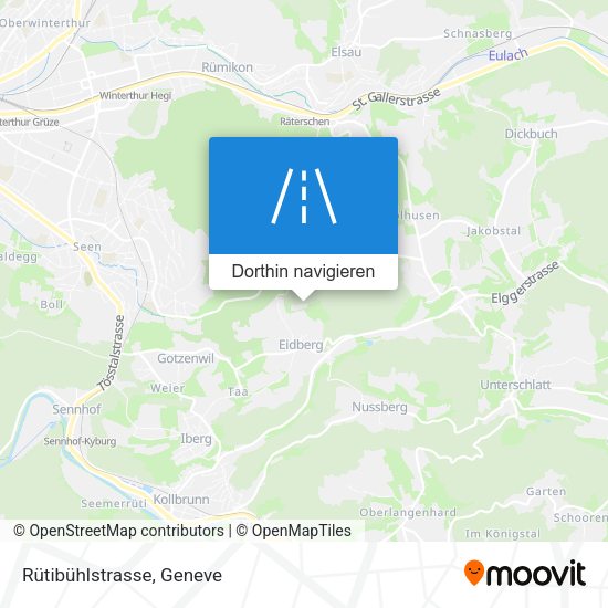 Rütibühlstrasse Karte