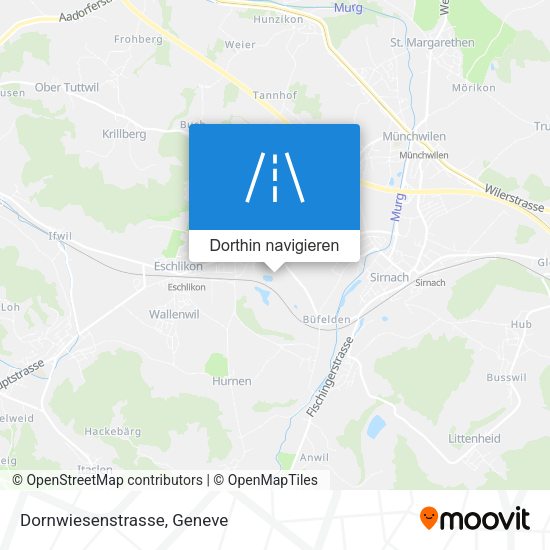 Dornwiesenstrasse Karte