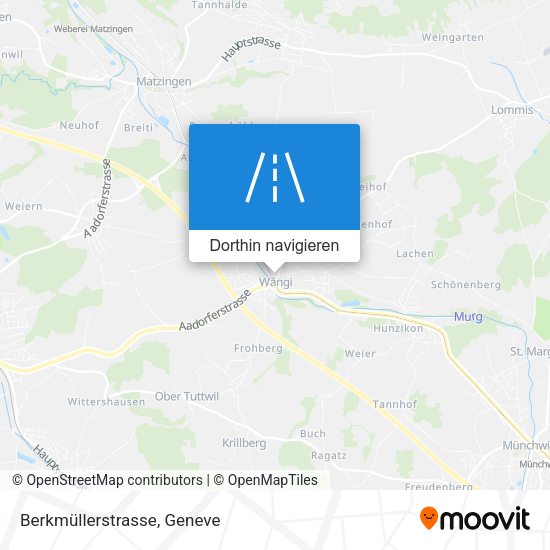 Berkmüllerstrasse Karte