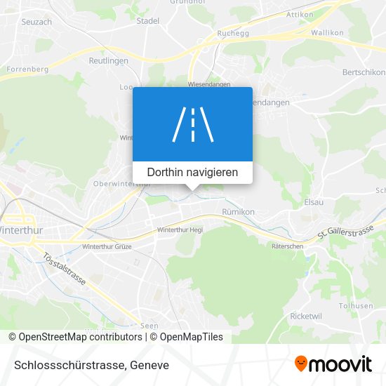Schlossschürstrasse Karte