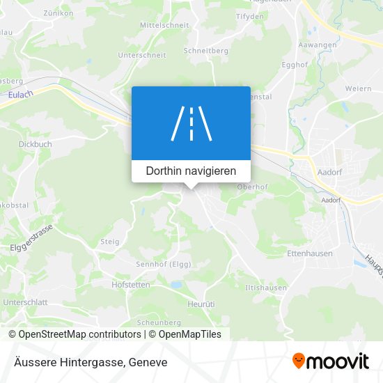 Äussere Hintergasse Karte